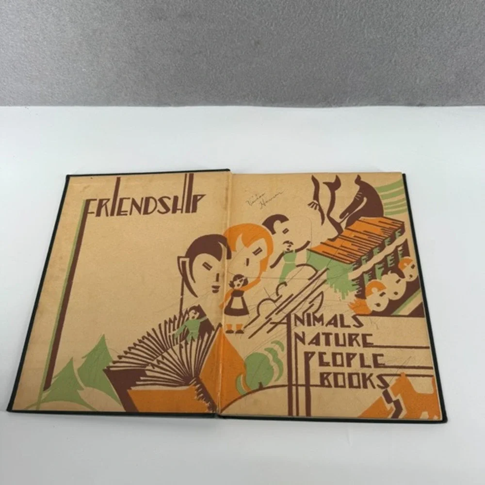 1935 Rock Island HIGH SCHOOL Rock Island IL‎ Illinois Yearbook Watchtower Signed
